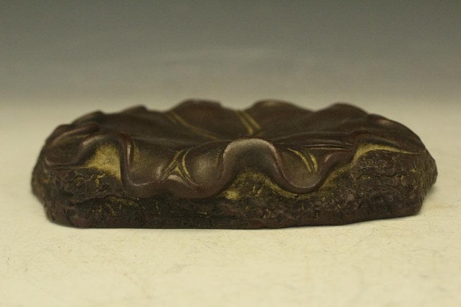 煎茶 紫泥 蓮形 瓶台 瓶敷 在印(HA516)