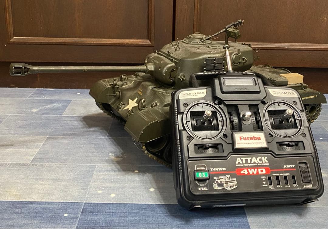 N2178 TAMIYA 1/16 アメリカ戦車 電動ラジコン M26パーシング