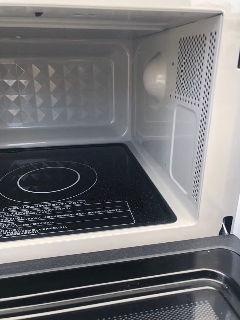 美品【2023年製 Haier】 ヘルツフリー 電子レンジ KS-MW22F18