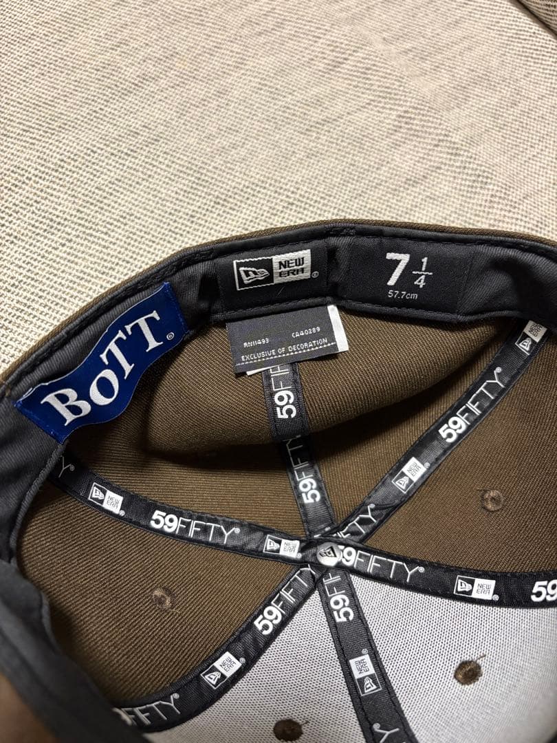 bott ✖︎ newera 59fifty LP 7 1/4 ニューエラ 美品