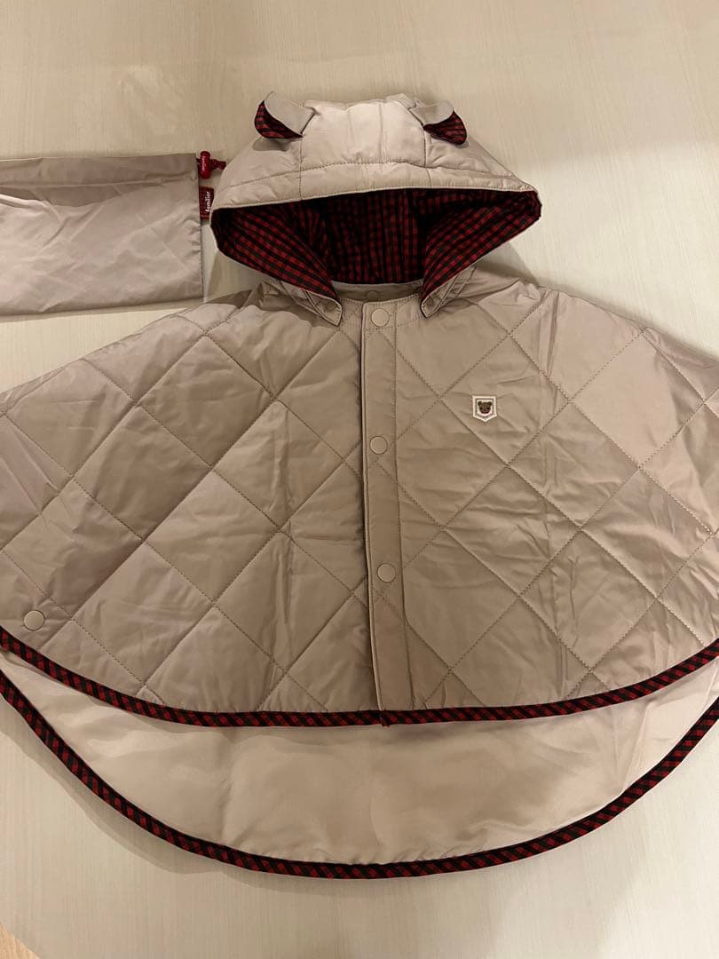 新品未使用ファミリア　3Wayダウンケープ