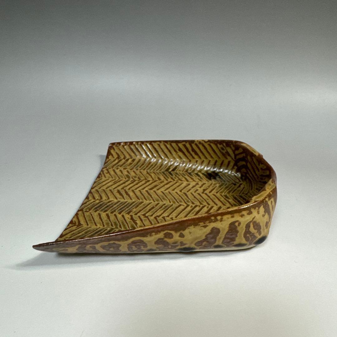 茶道具　懐石道具　箕向付　五客　太古窯　今井雄基 造　向付