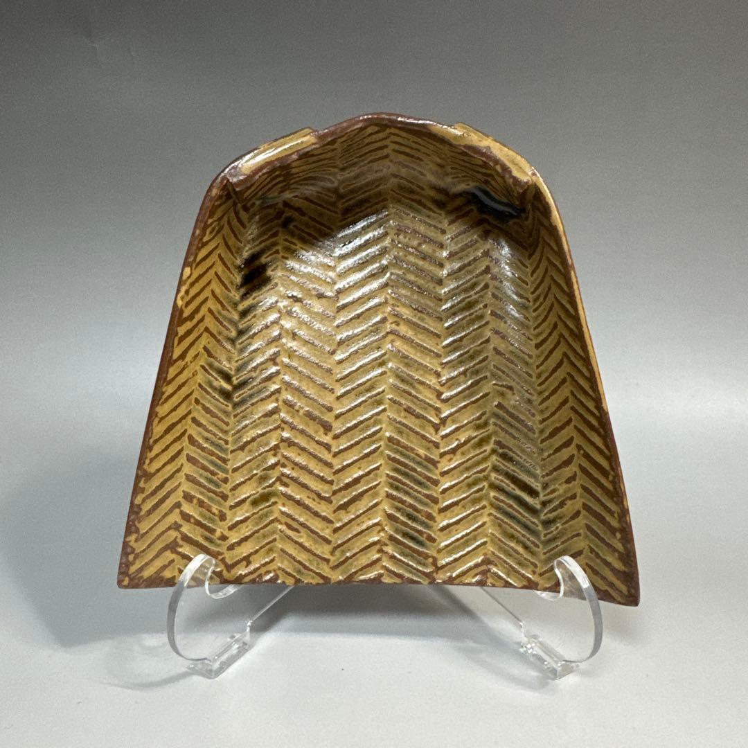 茶道具　懐石道具　箕向付　五客　太古窯　今井雄基 造　向付