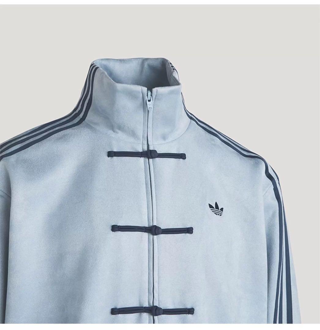 アディダス 中国限定 蛇年トラックジャケットライトブルー Mサイズ