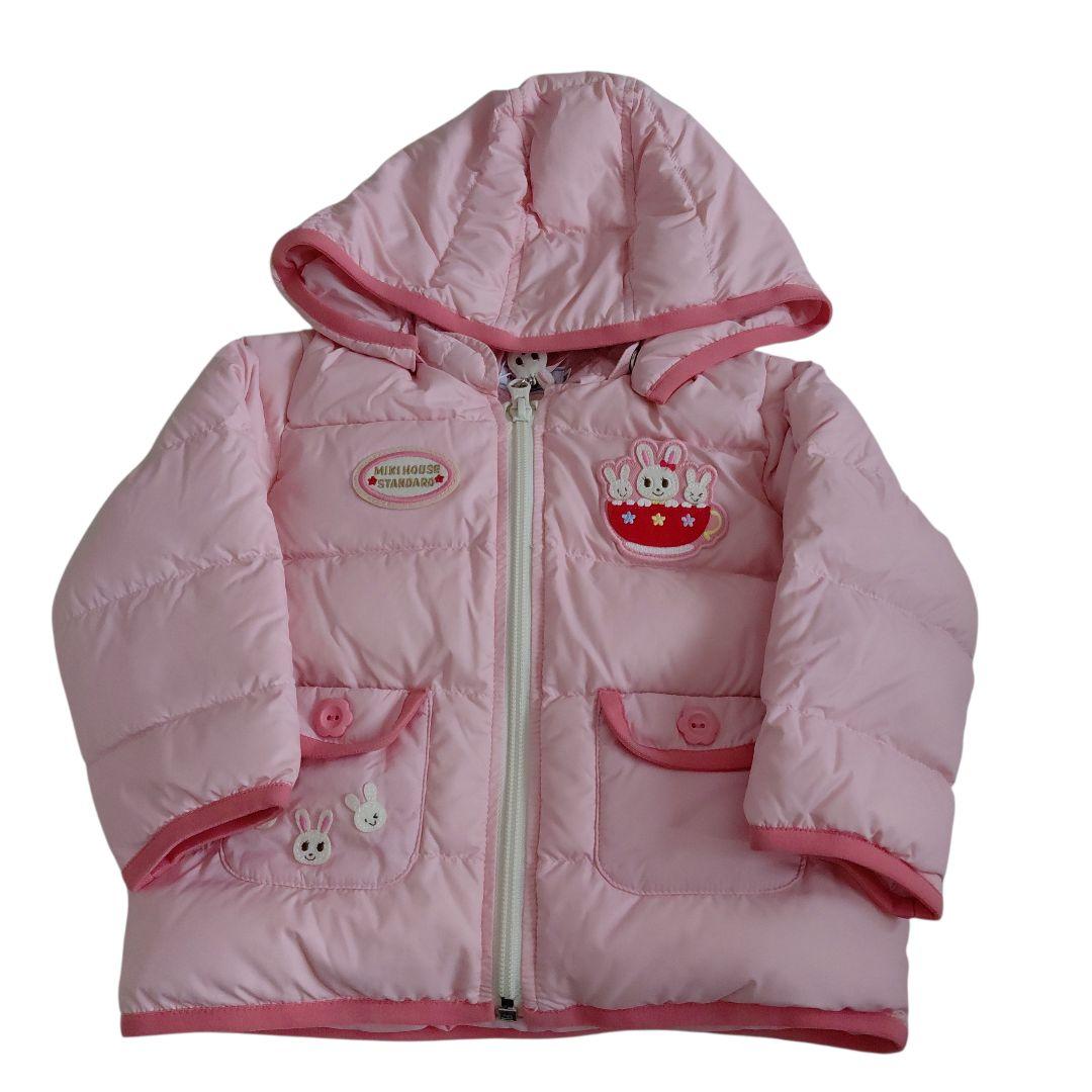 タグ付き☆ミキハウス　うさこちゃんのダウンジャンパー(80)