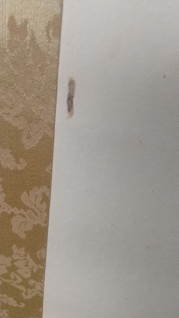 剥落箇所あり 折れあり 田中青坪 芥子 紙本掛軸 東京芸大教授 院展