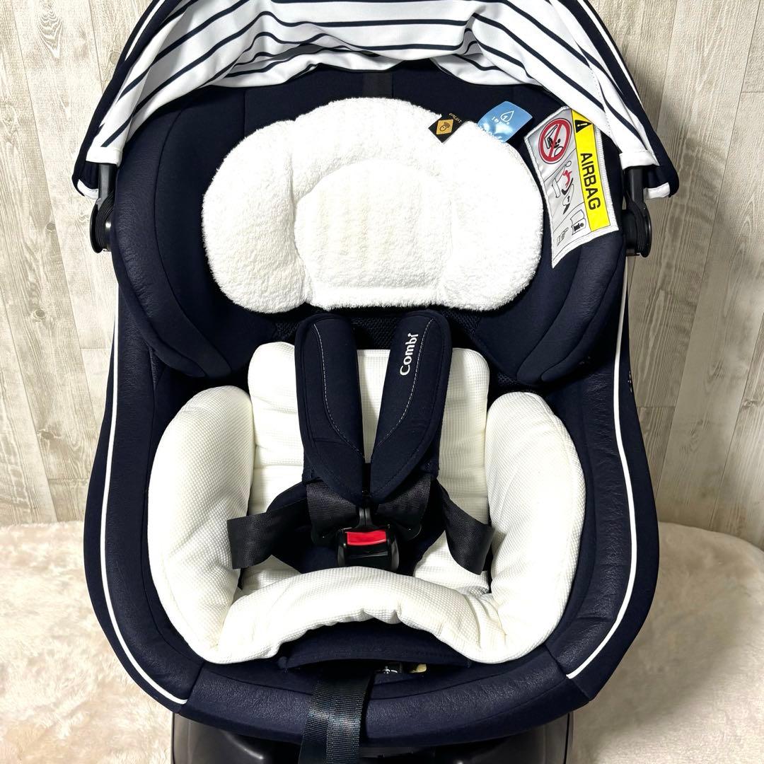 ⭐️美品⭐️コンビ 新生児チャイルドシート クルムーヴ JJ-550ネイビー