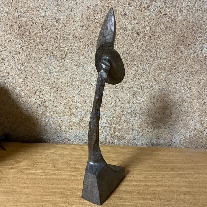 彫刻 木工 榎本勝彦 枯淡鵙