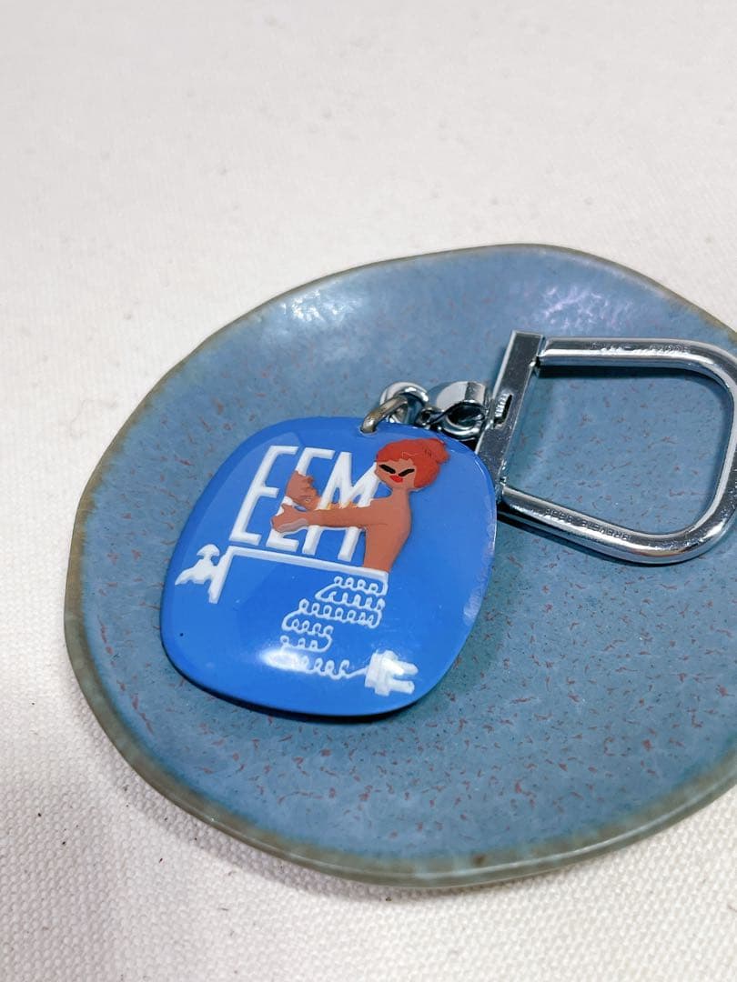 【Bourbon】キーホルダー　ブルボン　人魚 EEM 電気 ルフォールオプノ