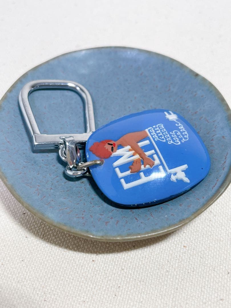 【Bourbon】キーホルダー　ブルボン　人魚 EEM 電気 ルフォールオプノ