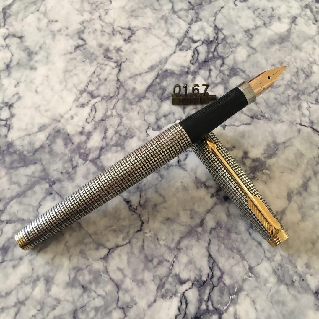 #0167 オーバーホール済み 万年筆 PARKER パーカー 14k