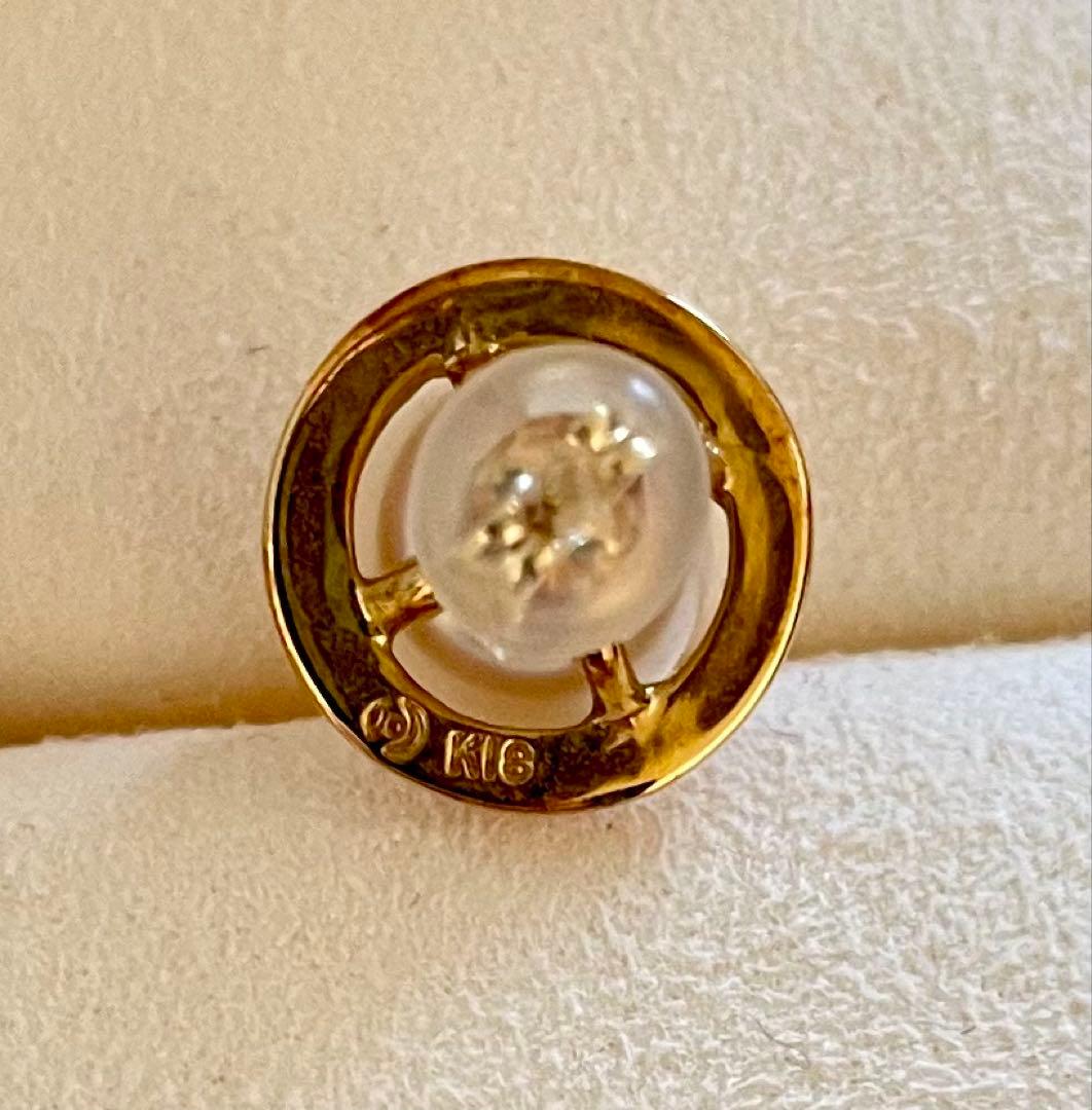 TASAKI パールピアス タイタック K18YG