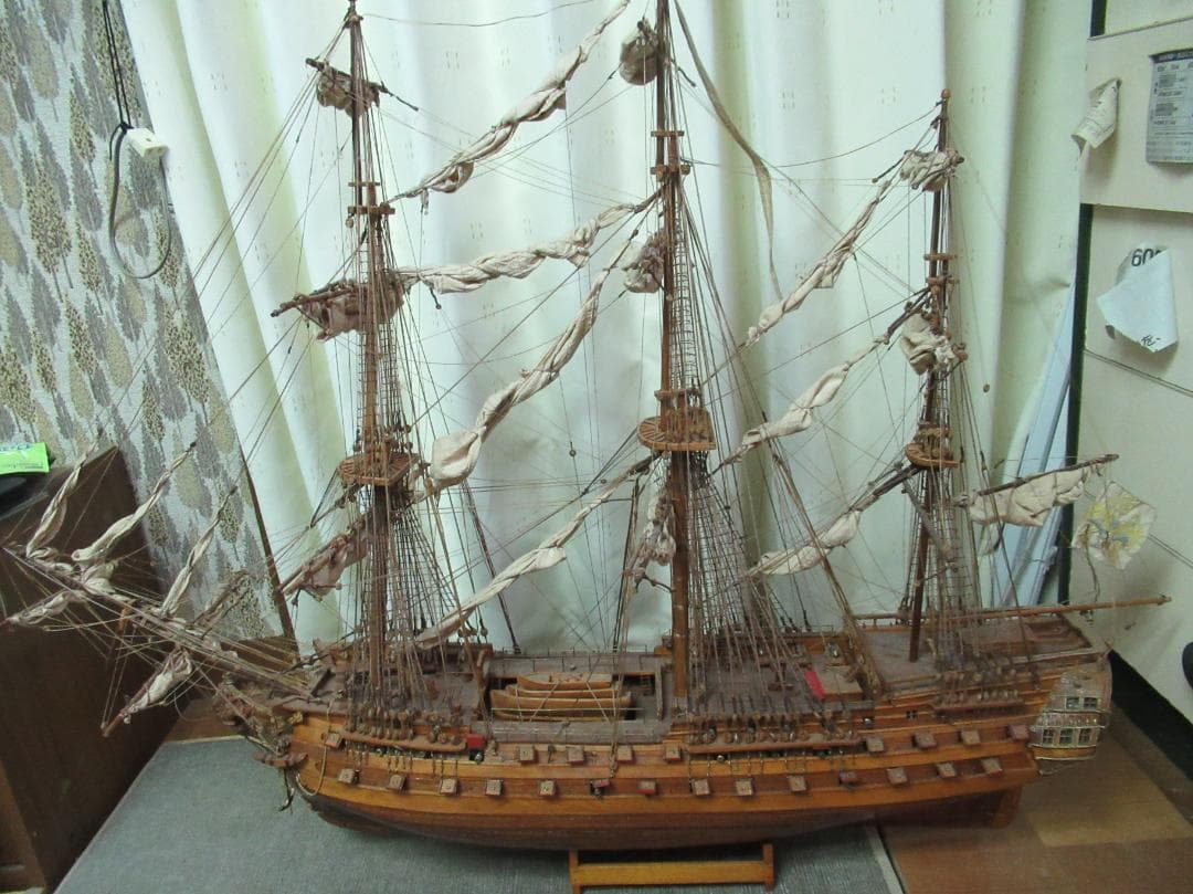 木製帆船　モデルシップ　大型
