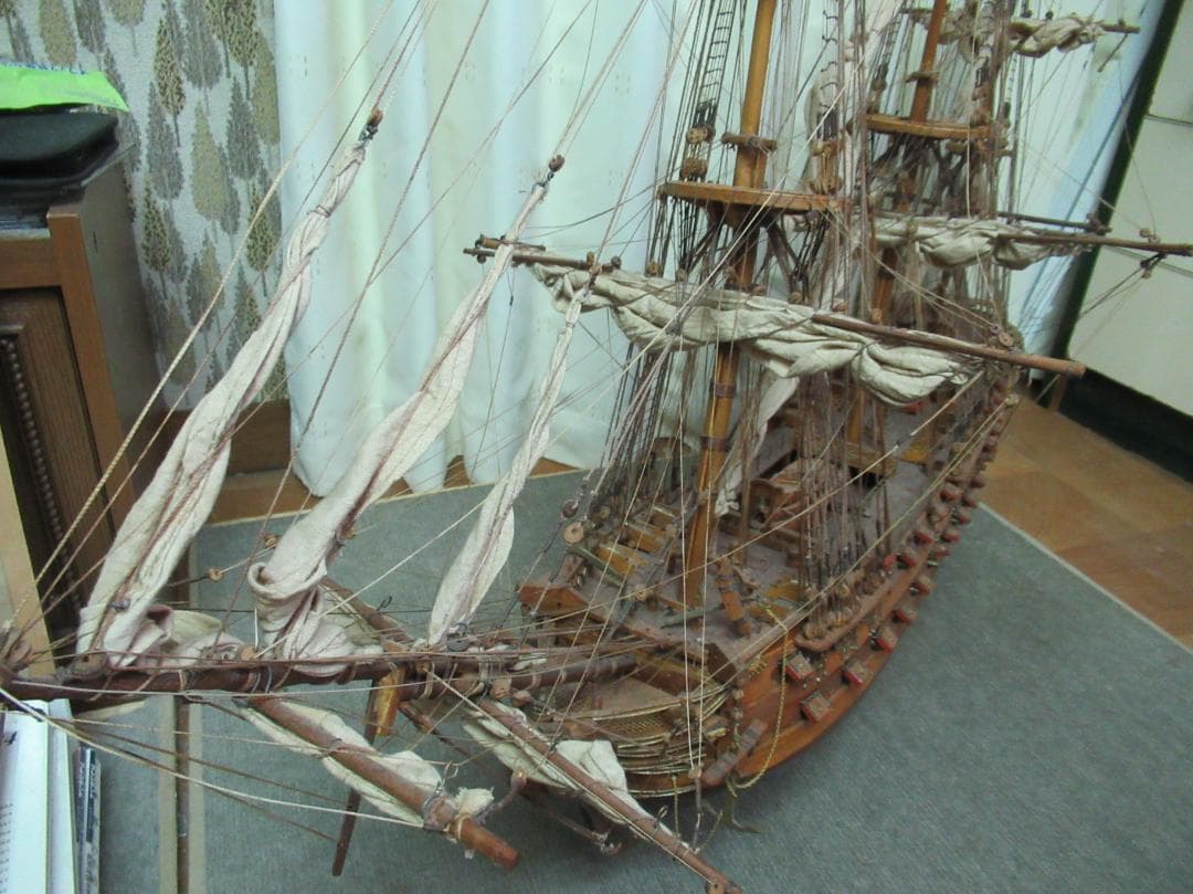 木製帆船　モデルシップ　大型