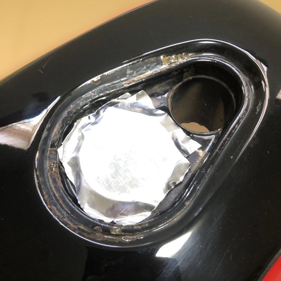 SUZUKI WOLF50 ガソリンタンク　ファイアーパターン　RG50