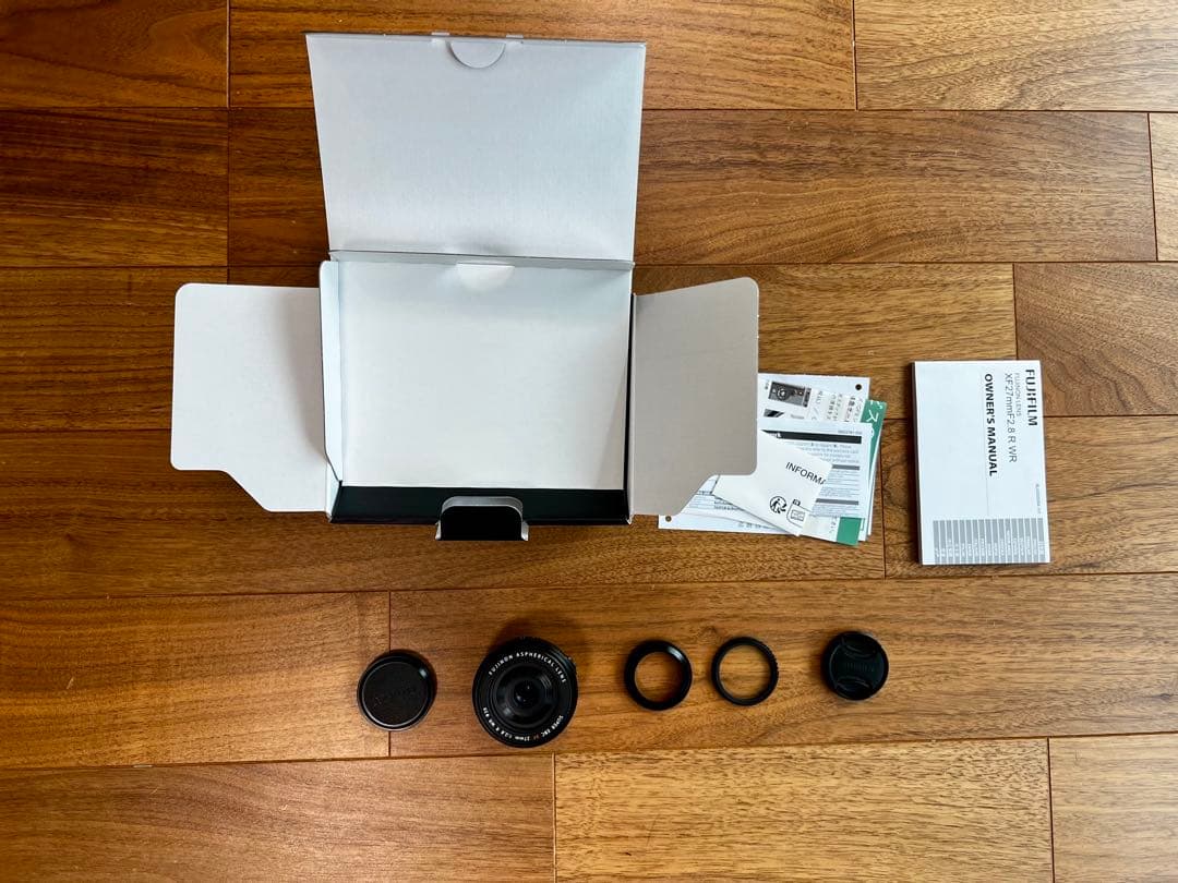 Fujinon XF27mmF2.8 WR 単焦点レンズ + フィルター