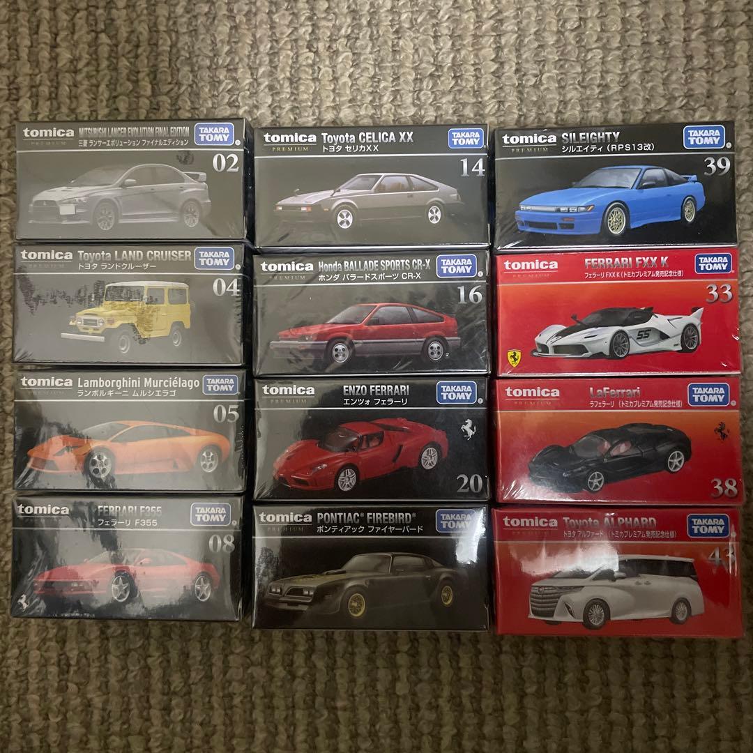 トミカプレミアム 12台セット　廃盤品及び初回限定品含む
