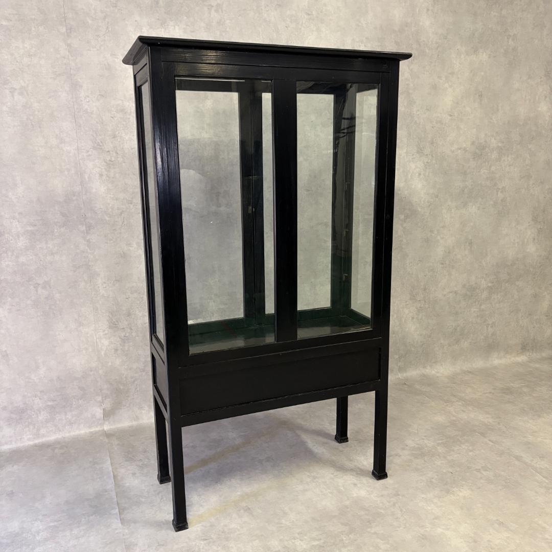 アンティーク　ケビントガラスケース