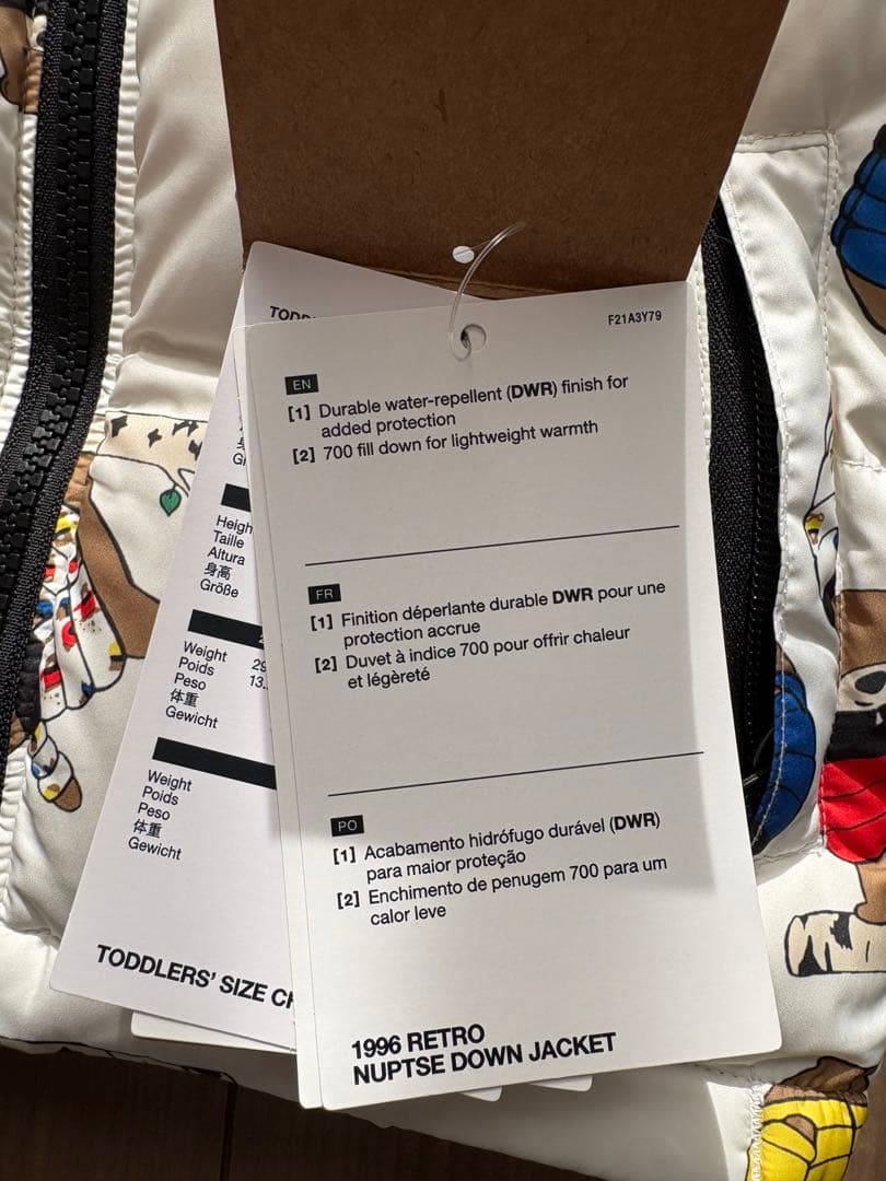 【osone】THE NORTH FACE キャラクター柄アウター 2T