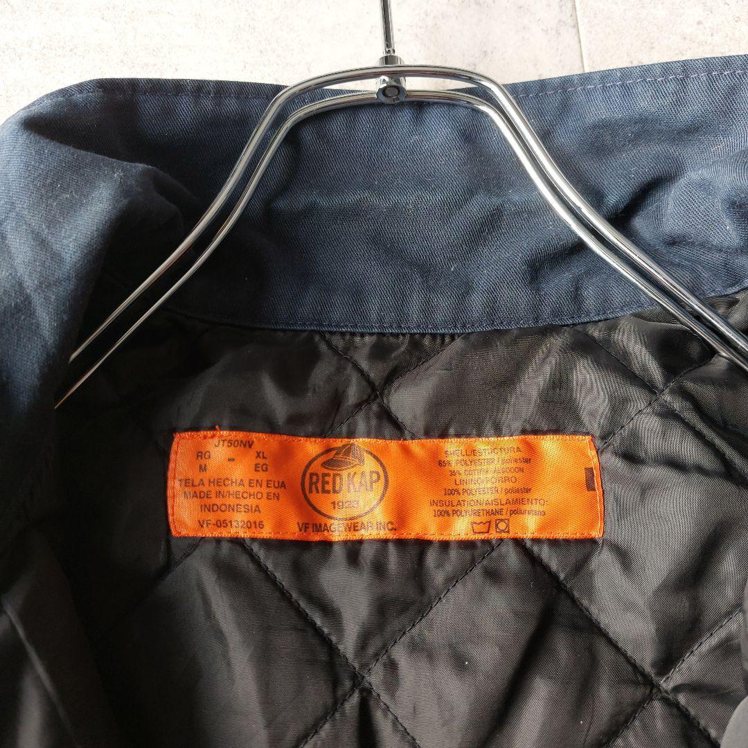 レッドキャップ ワークジャケット XL 紺 ピンナップガール 刺繍 キルティング