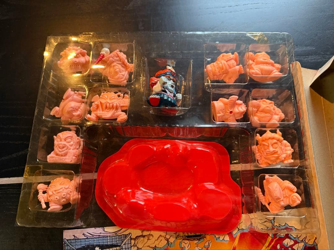 BANDAI 1987年 当時物 DX 怪奇 妖怪消しゴムセット 昭和レトロ 箱