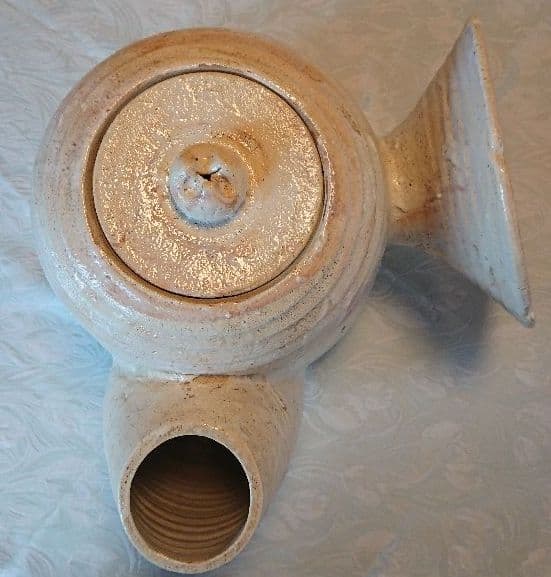 【特注品】志野焼 急須形置物 花瓶