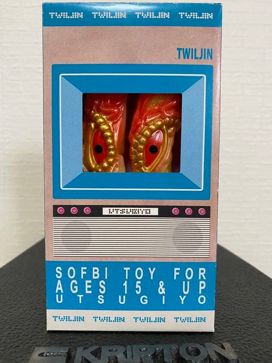 ウツギヨ　ツイル人　赤目ver ソフビ　UTSUGIYO 大阪ソフビ万博