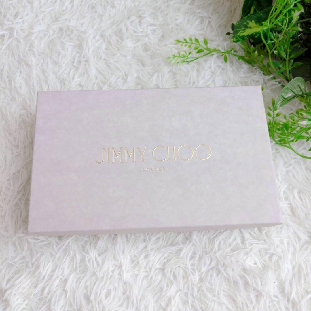 ジミーチュウ スパンコール グリッター シャンパンゴールド パーティーバッグ