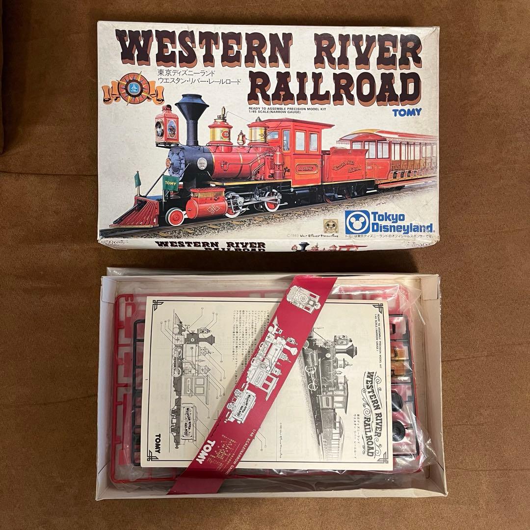 東京ディズニーランド　ウエスタン・リバー・レールロード　プラモデル 1983年