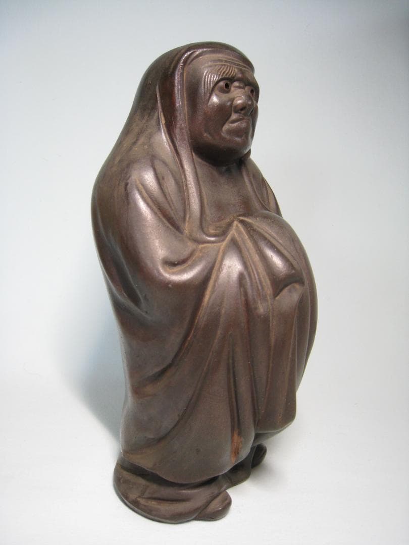 備前焼　　【達磨立像】