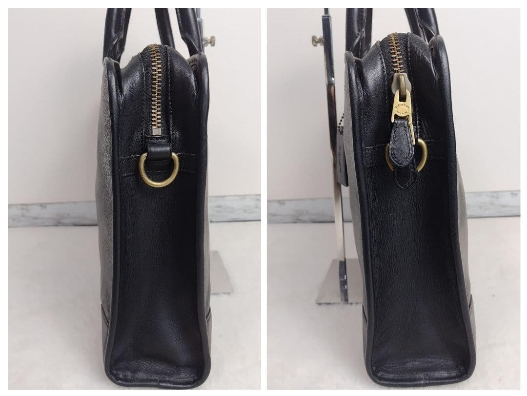 ✨美品✨COACH 近年モデル　ブリーフケース本革2way ブラックF71639