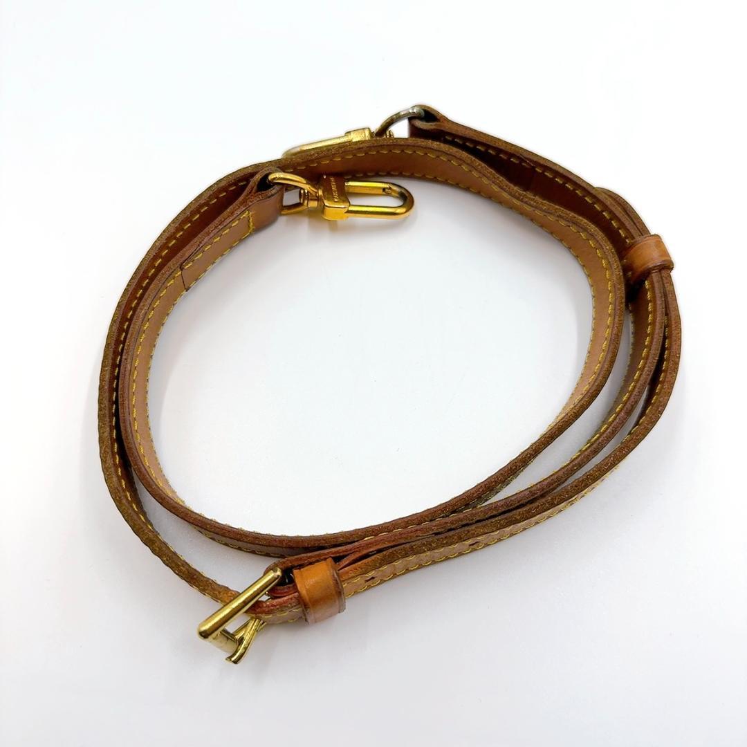 ◇ルイヴィトン◇ヌメ革/ショルダーストラップ/ブラウン/ゴールド