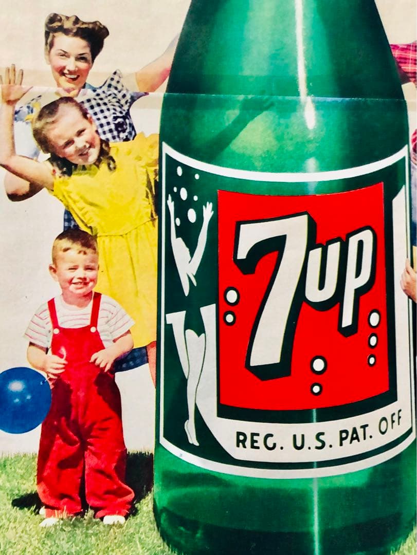 セブンアップ・vintage ７-up 1947年広告 コレクタブル