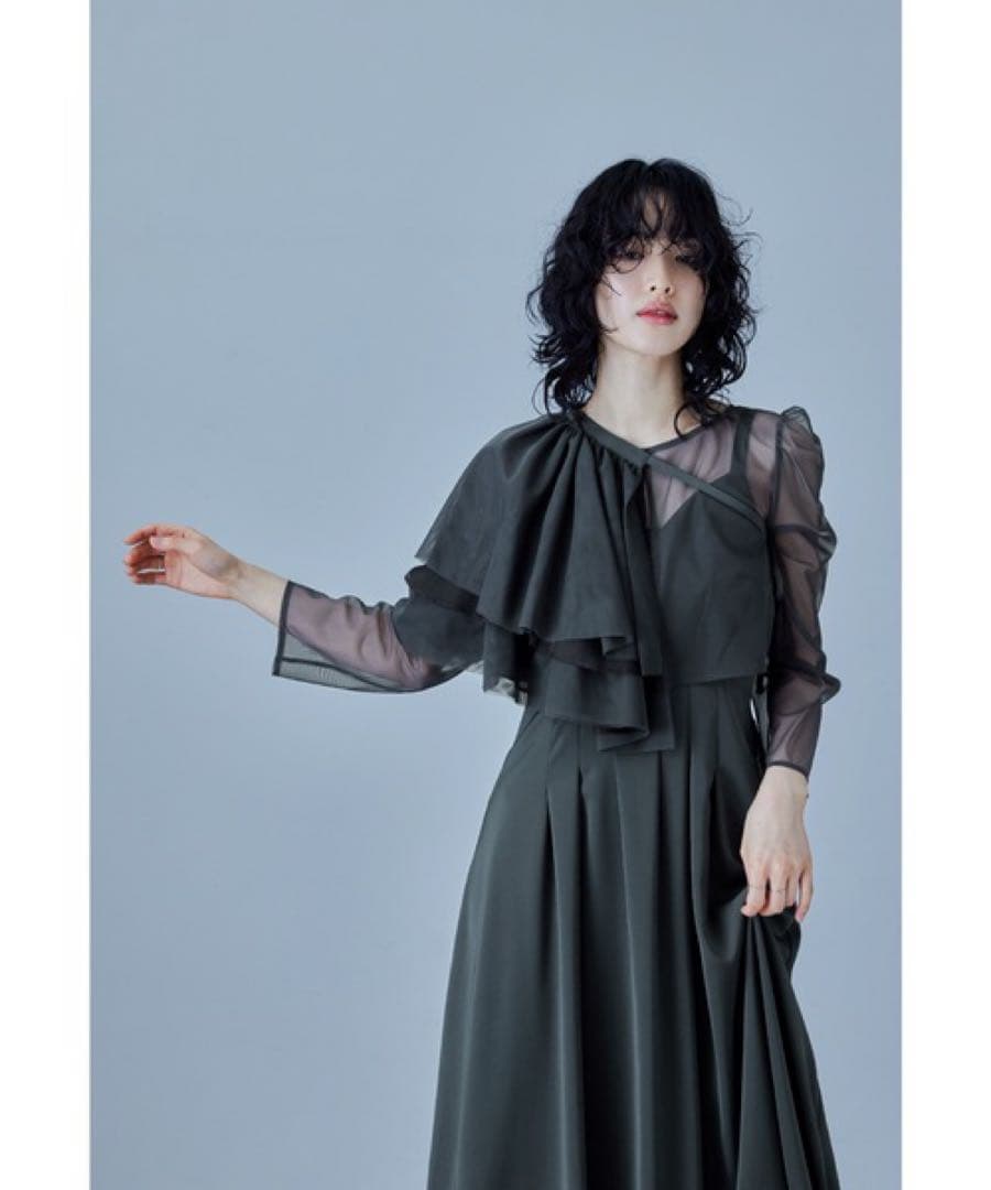 ＊美品＊niana 3pieceマルチフリルドレス