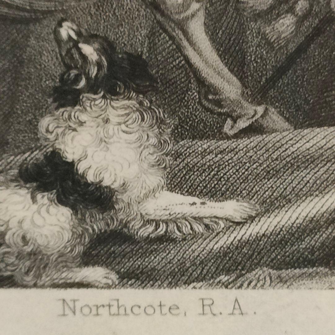 ノースコート原画の「キングリチャード二世」の銅版画　1840年ロンドンにて出版