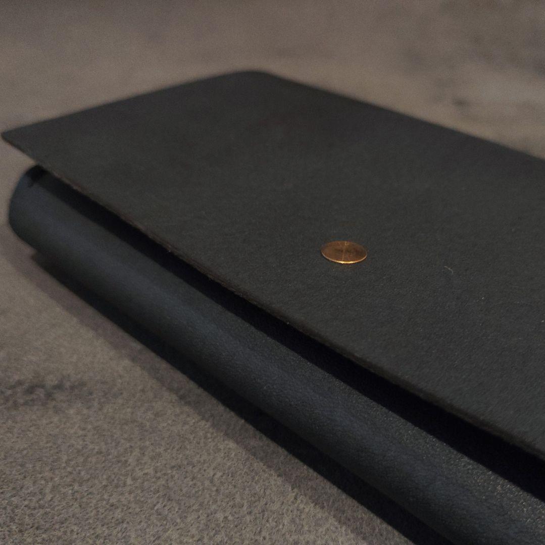 【最小サイズの長財布　ハンドメイド 姫路レザー 手縫い メンズ レディース