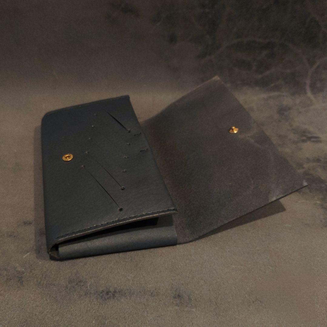 【最小サイズの長財布　ハンドメイド 姫路レザー 手縫い メンズ レディース