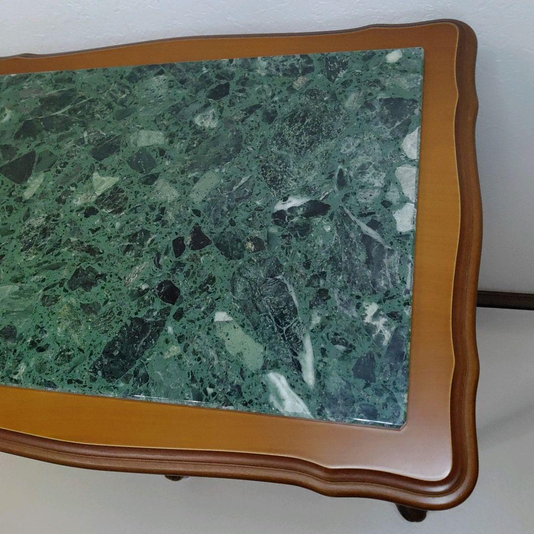 イタリア製 大理石天板 猫脚 コンソール　 花台　テーブル　ナイトテーブル