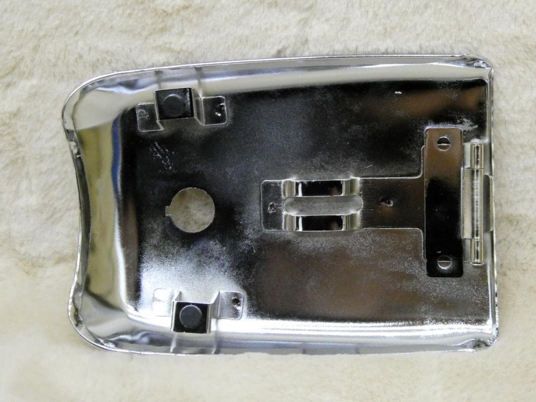 ★ホーク タンク 蓋 角タンク用　メッキ/タンクカバーCB250T CB400T