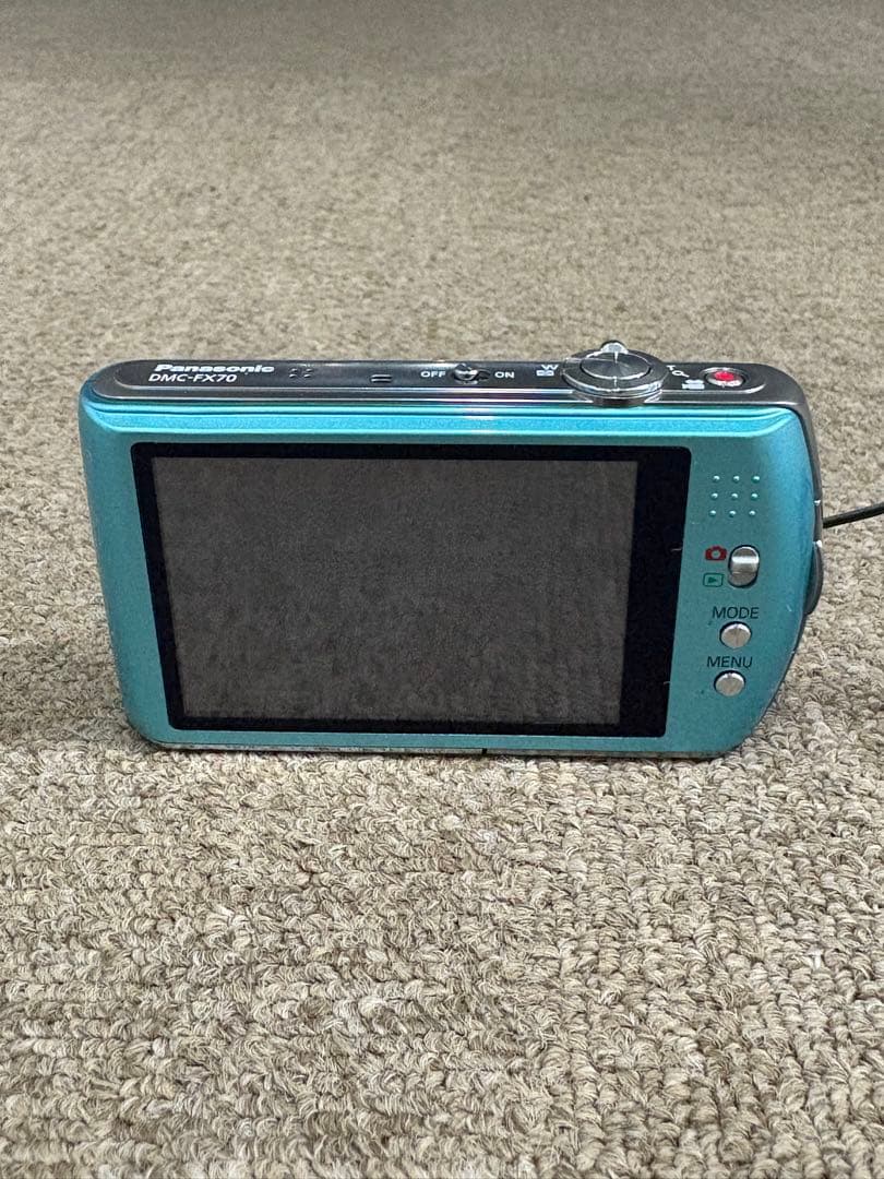 【新品同様】Panasonic LUMIX DMC-FX70 コンデジ ブルー