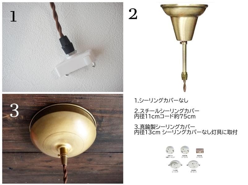 ポポラート　バブルガラスペンダントランプクリアLペンダントライト