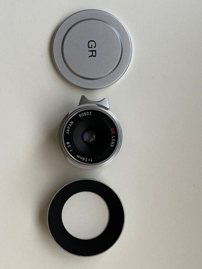 【美品】GR 28mm f/2.8 単焦点レンズ　L-Mマウントアダプター