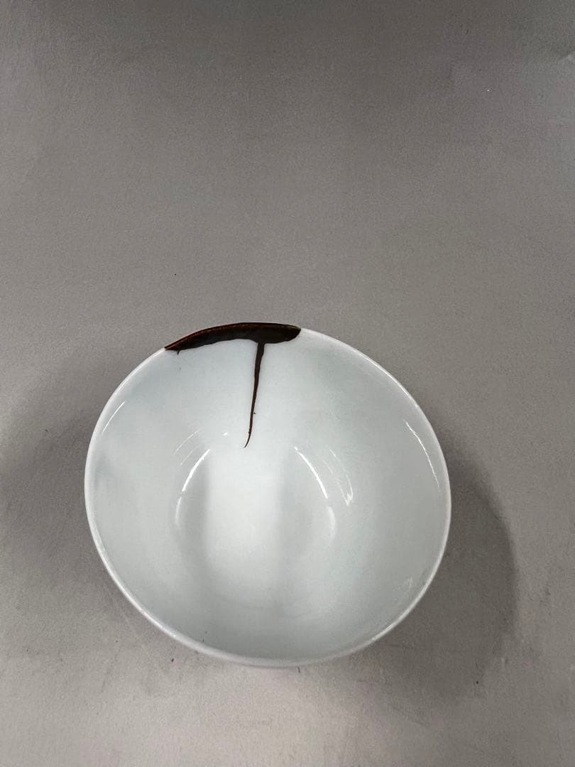 高橋道八　煎茶茶碗　磁貫入り5個（箱入り） 訳あり