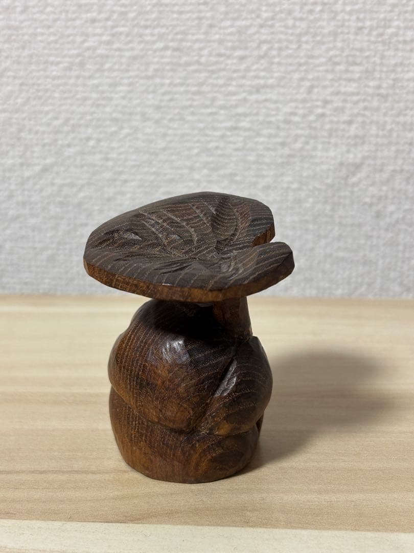 【希少】　木彫り　あとぐちさん作品　コロポックル