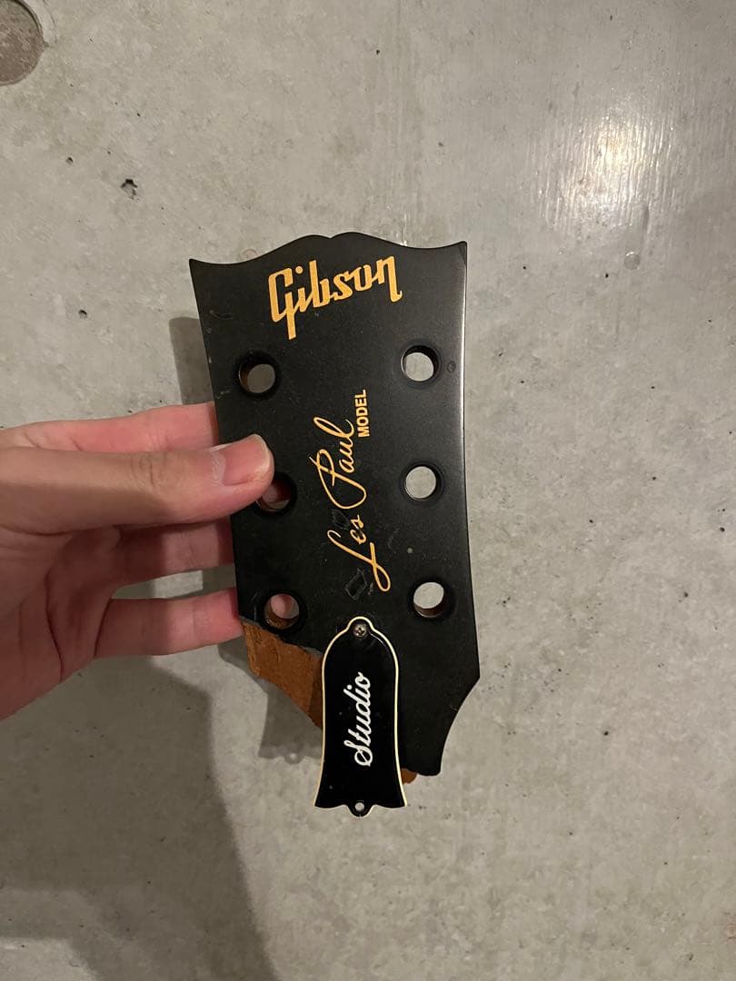 Gibson Les Paul Studio Wine Redネック折れ