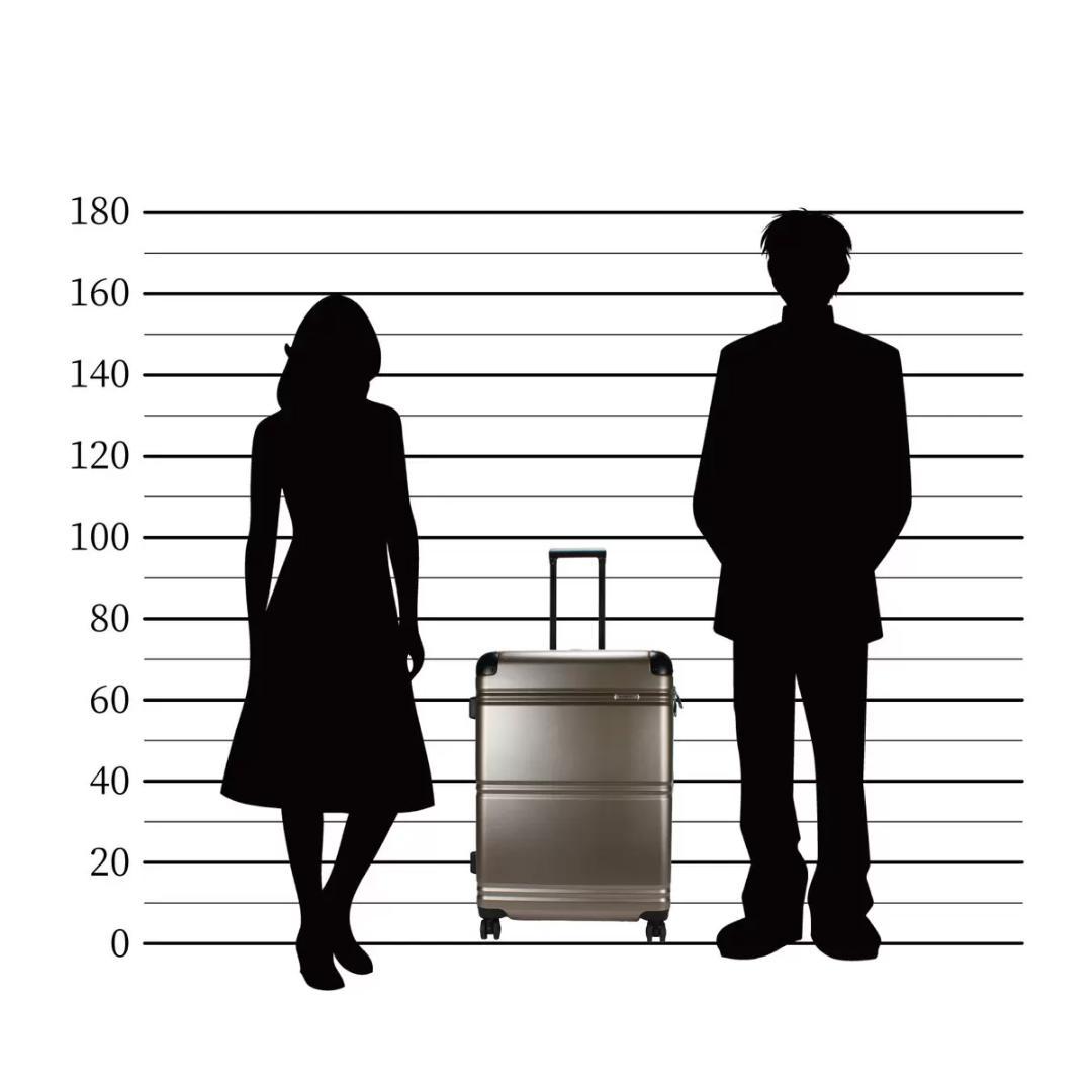ACE exact ハードボディ スーツケース 75-89L ブロンズ