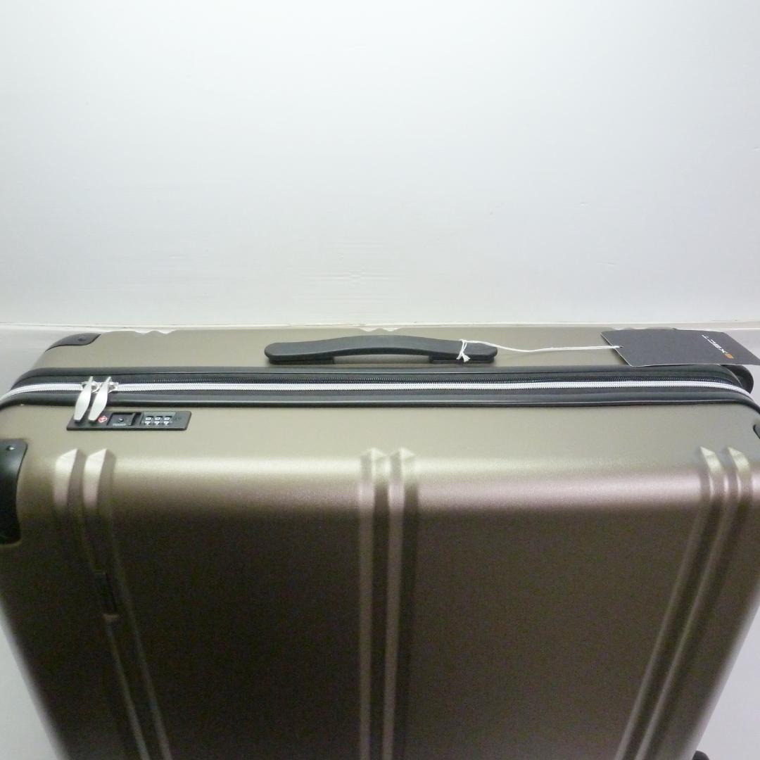 ACE exact ハードボディ スーツケース 75-89L ブロンズ