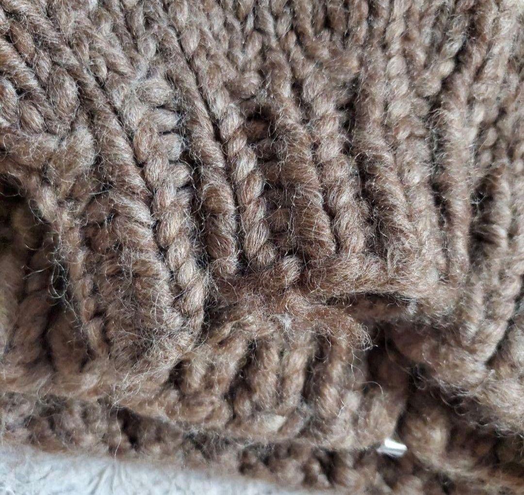 90s MARK カナダ製 カウチンニットセーター トナカイXL〜 2XL相当