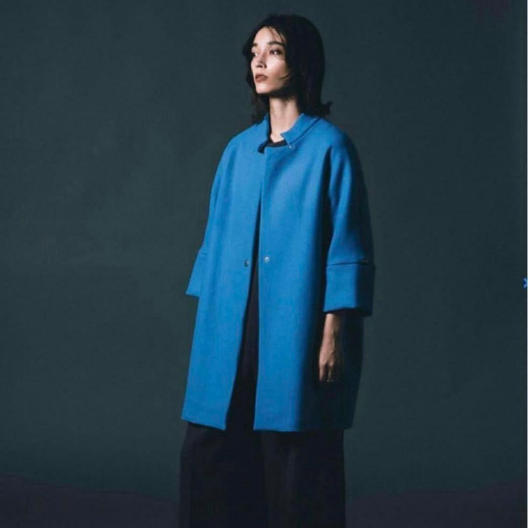 コクーン　ウール　コート aga + agaプラス　マンサール