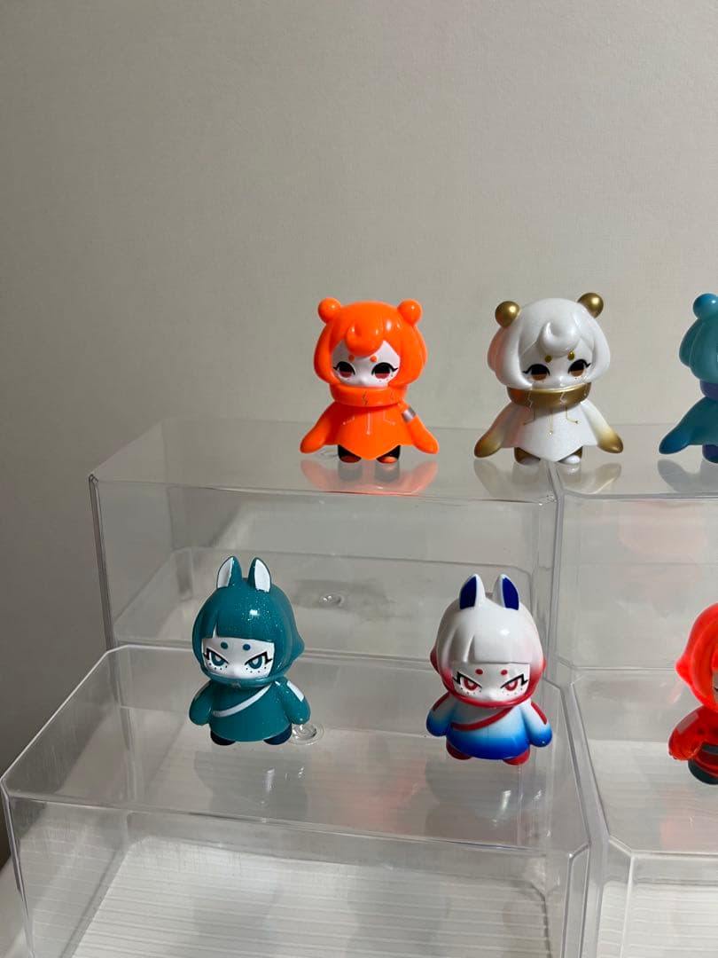 VAGガチャ、デンシコネコ、ソフビ、蓄光